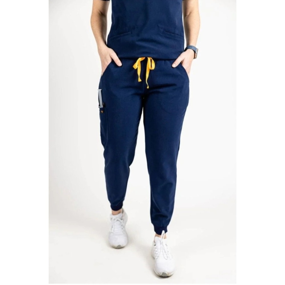 Poppy scrubs the Hamilton joggers medium womens navy medical nurse
